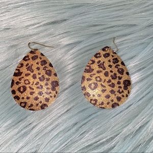 Cheetah Print Earrings